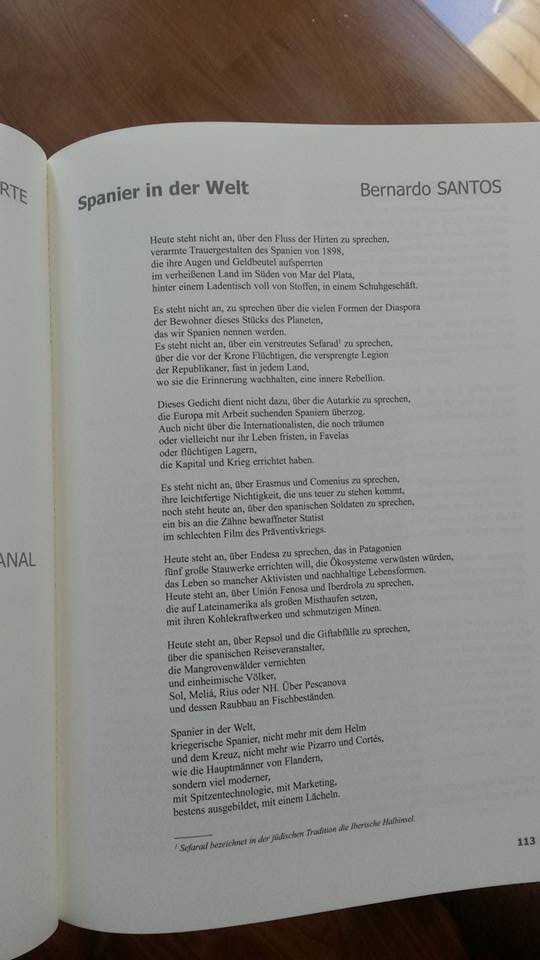 Revista alemana, interior